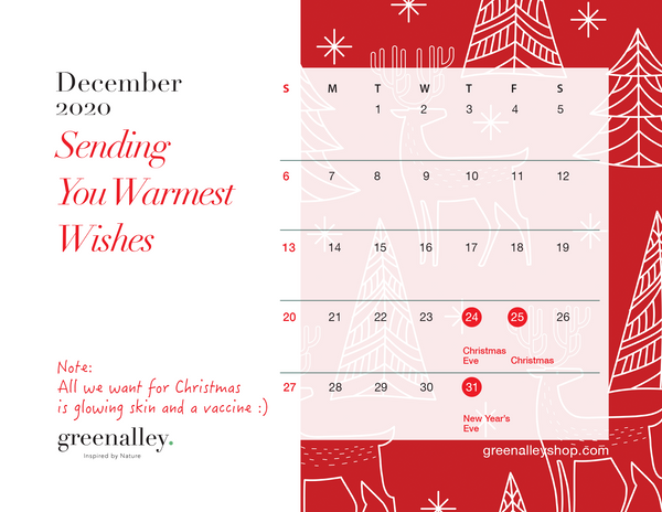 greenalley December Calendar is now available!