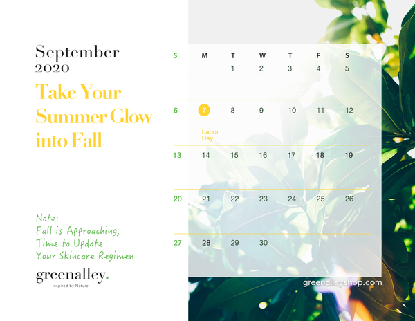 Green Alley September Calendar